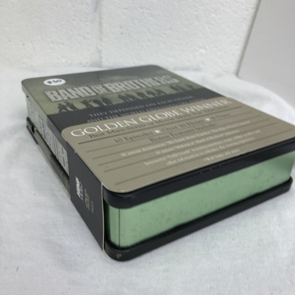 Band Of Brothers 6-Disc DVD Set Complete HBO Mini-Series Tin Box Nice - Picture 3 of 11
